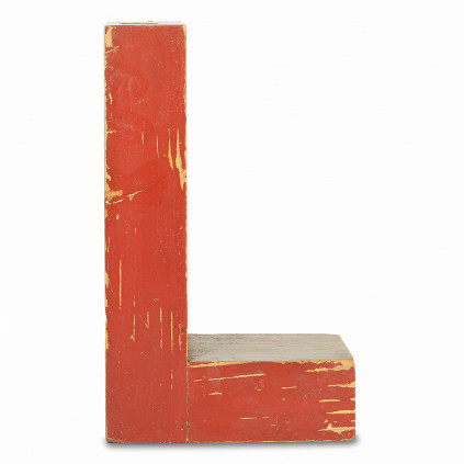 Wooden letter "L"