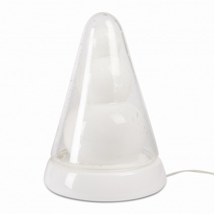 Skleněná lampa "Sněhulák"