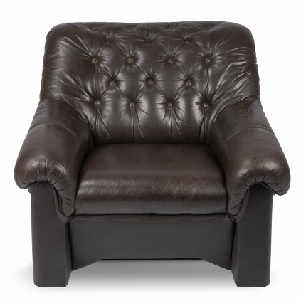 Leather armchair