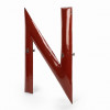 Enameled letter "N"
