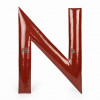 Enameled letter "N"