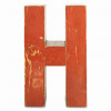 Wooden letter "H"