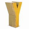 Wooden letter "Y"