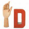 Wooden letter "D"