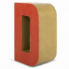 Wooden letter "D"