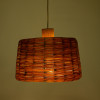 Wicker chandelier